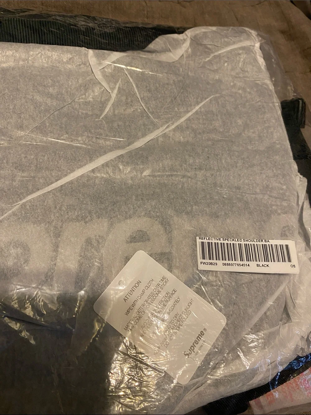 Supreme black nwt